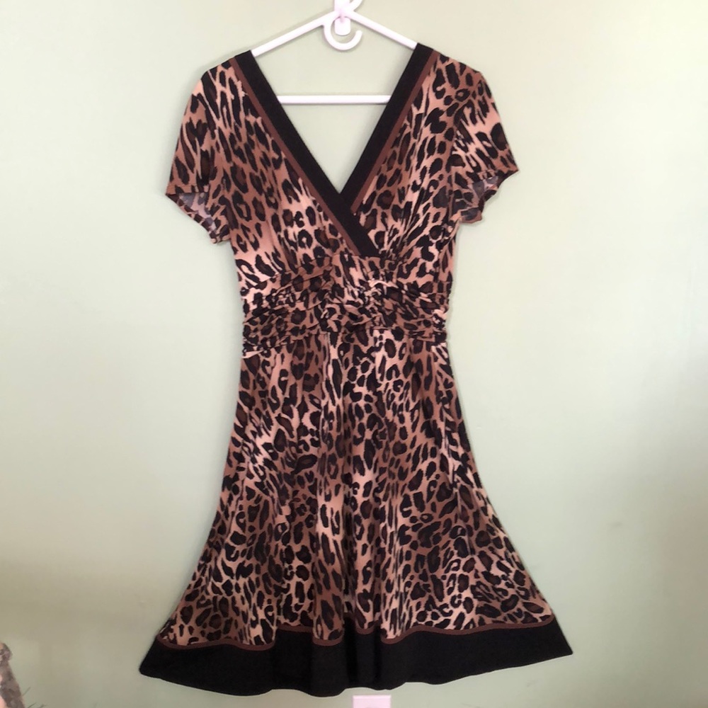 Leopard print dress